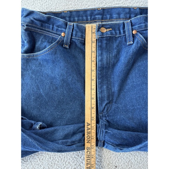 Wrangler Jeans Mens 34x36 (Fits 34x34) 13MWZ Cowboy Boot Cut Rodeo Denim - Picture 5 of 10